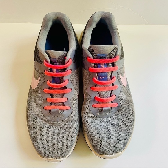 Nike Gray and Pink Athletic Sneaker Size 9.5 - Picture 2 of 8